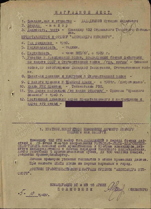 Ал Н М. Дададжанов