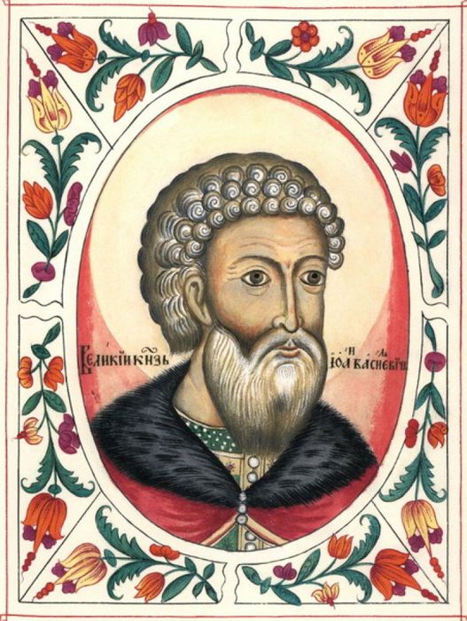 Великий князь Иоанн Васильевич, он же Иван III. Портрет из Царского титулярника XVII века