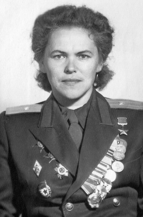 Майор Руфина Сергеевна Гашева, 1957 год.