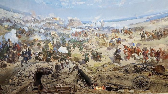 Диорама Взятие турецкой крепости Азов войсками Петра I в 1696 г.