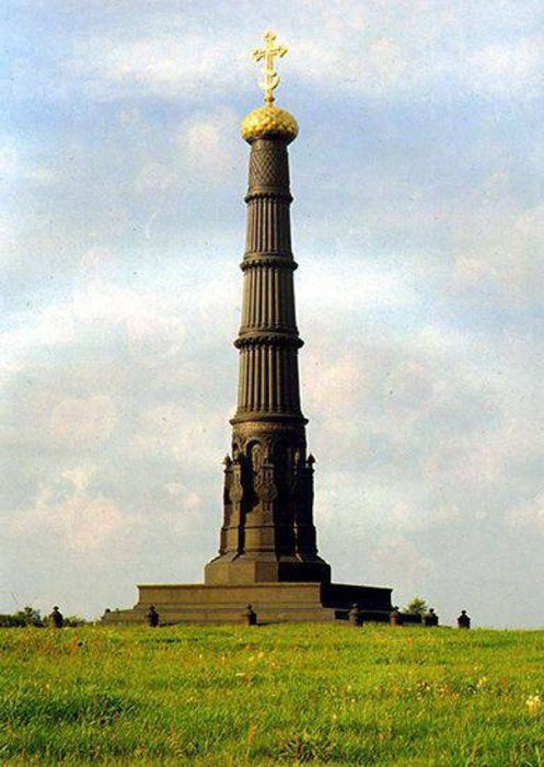 Памятник-колонна, изготовленный по проекту А. П. Брюллова на заводе Ч. Берда.
