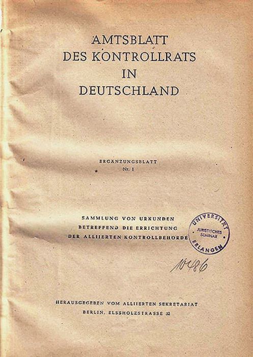 Сообщение о Берлинской (Потсдамской) конференции трех держав, 2 августа 1945 г.